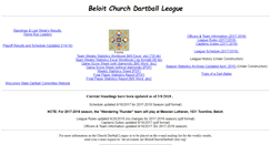 Desktop Screenshot of beloitchurchdartball.org